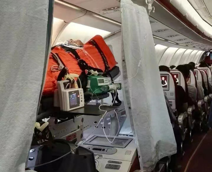 锡林郭勒盟跨国医疗包机、航空担架